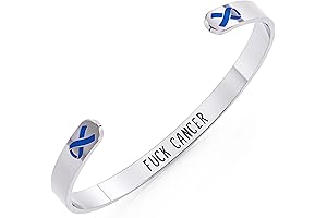 Cancer Awareness Bracelet - Ribbon, “Funk Cancer” & I Am Survivor