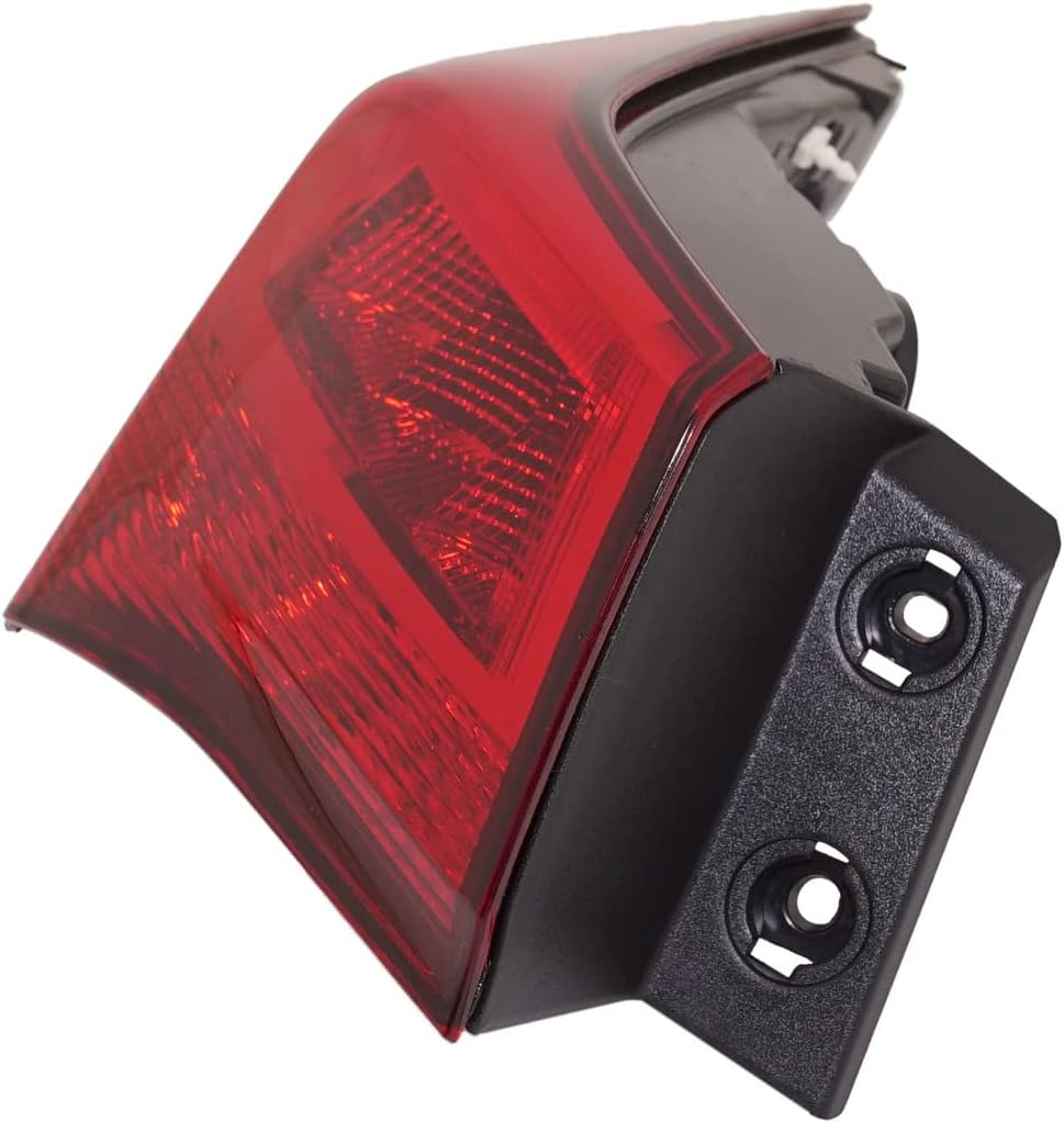 KarParts360 For Acura TLX Outer Tail Light Assembly 2018 2019 2020 Driver Side LED R Advance/Base/Technology Model Chrome CAPA For AC2804109 | 33550-TZ3-A51