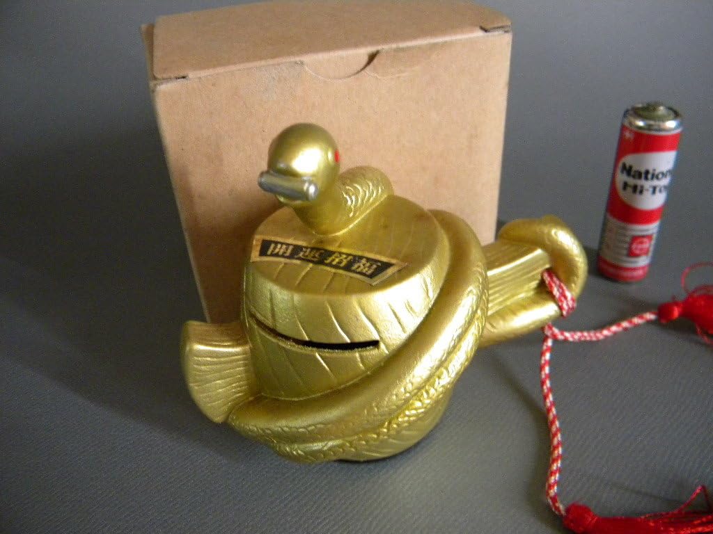 幸運招く金色の蛇　縁起物　開運 へび 金蛇 置物 風水 金運 蛇の置物 2025年 令和7年 干支 巳