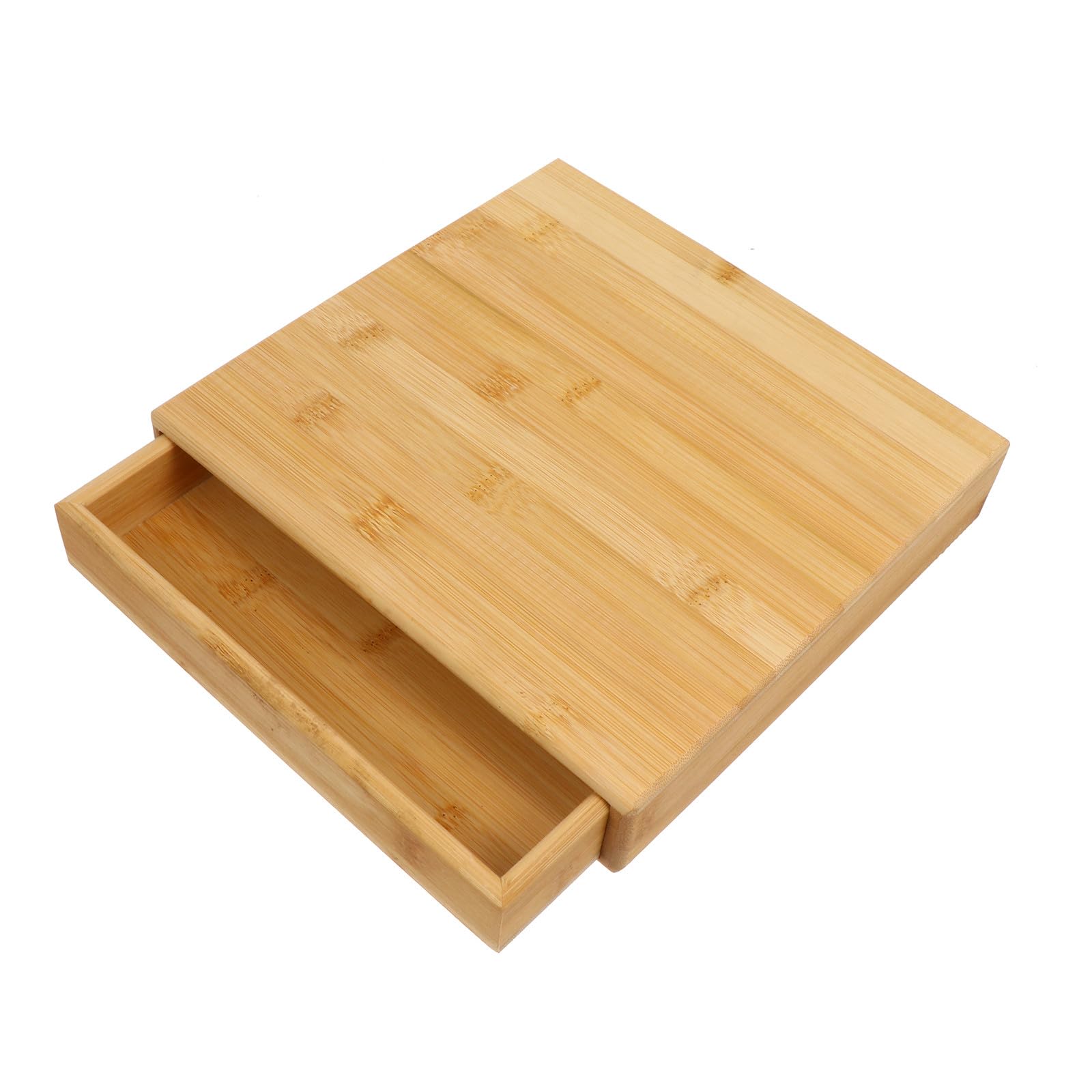 Didiseaon Boîte à Thé en Bois Khaki pour Gâteau de Thé Tiroir Rangement Pratique et Fabrication Soignée Coffret Présent Rétro