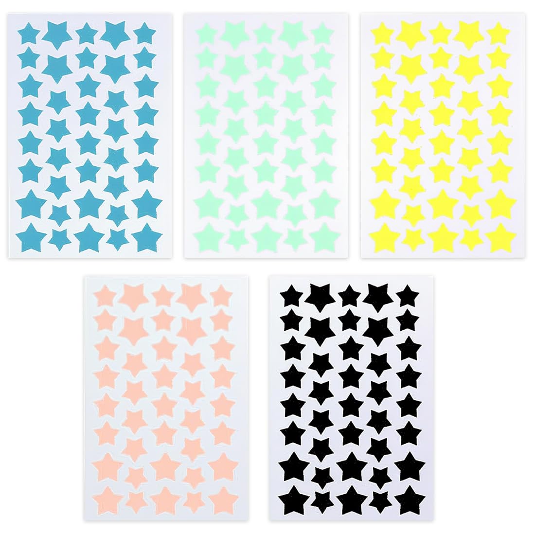 JEYORZY 200 Pezzi pimple patch star, patch brufoli stelline Invisibile Naturale Hydrocolloid e Traspirante,Cerotti Idrocolloidali Cerotti Brufoli Stelline Patch Brufoli Stelline Con Olio Di Tea Tree