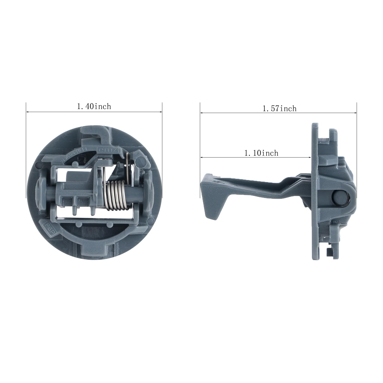 W10619844 Washer Lid Lock Latch Assembly Compatible with Whirlpool, Maytag, Kenmore. Replacement Parts W10059230 WPW10619844 WTW7040DW0