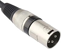 Vista 3 de Disino - Cable de 1/4 Pulgada TRS a XLR Macho de Señal Equilibrada - Cable de Conexión de 1/4 Pulgada a XLR - 3.3 Pies