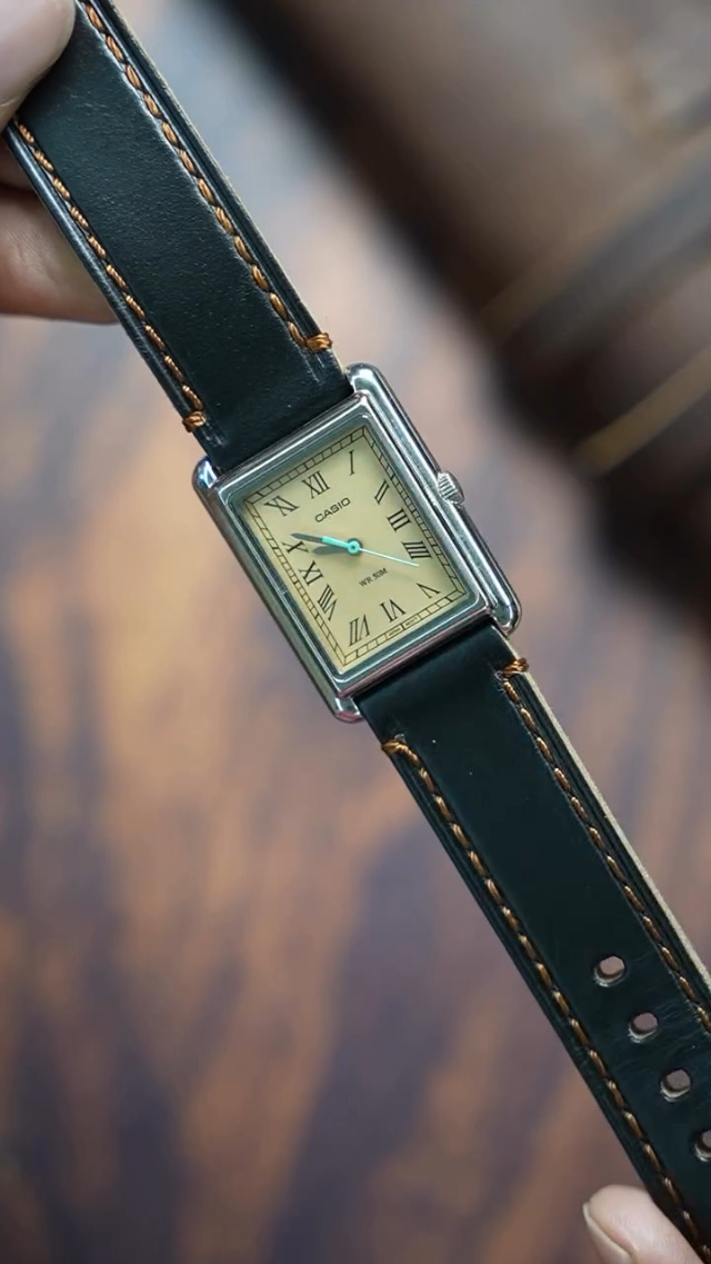Correa de cuero para reloj de pulsera 20mm miniatura 7