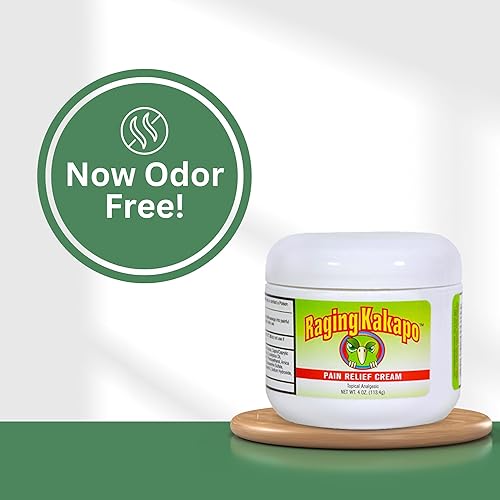 Miniatura 10 de Crema para aliviar el dolor Raging Kakapo, 4 onzas, indicada para aliviar el dolor articular, de rodilla, espalda, codo de tenista, fibromialgia,