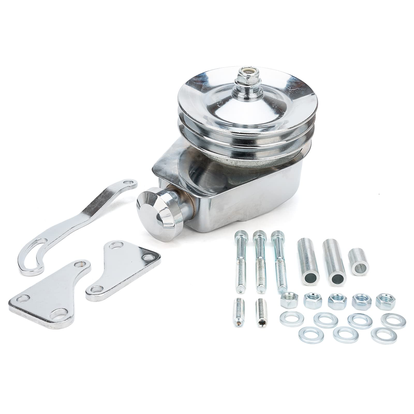 Gelessy 3913C Chrome Power Steering Pump Kit