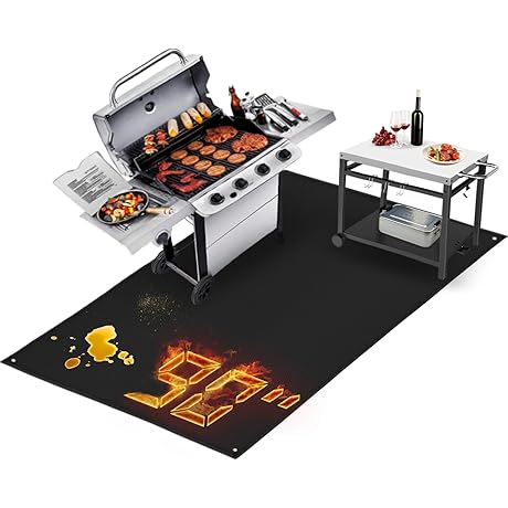 Extra Large Grill Mat Protects Your Outdoor Grill