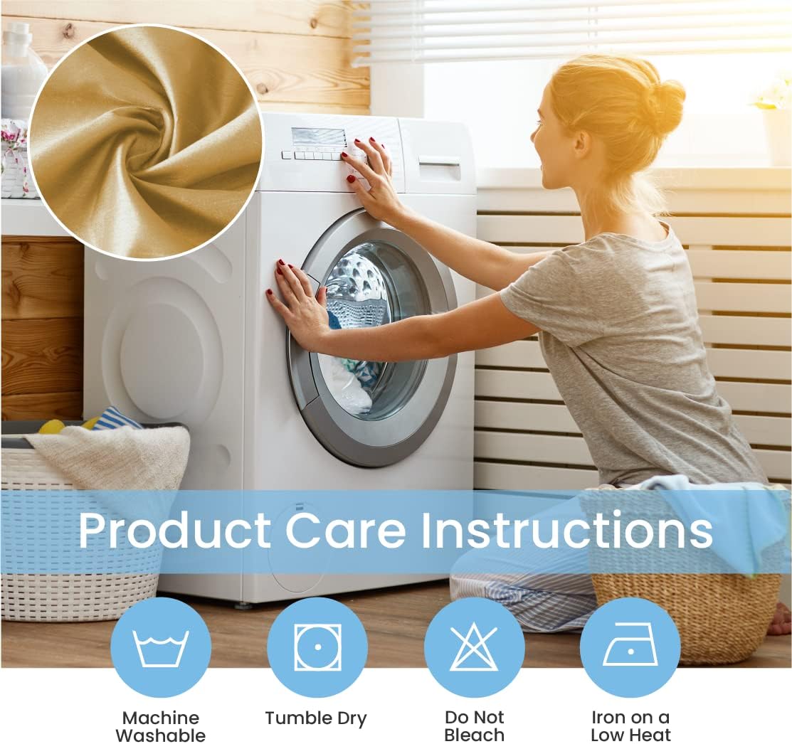 American Linen 3 Piece Sequin Embroidered Window Curtain Set – Valance and Tiers – Kitchen, Living Room, or Bathroom Curtains