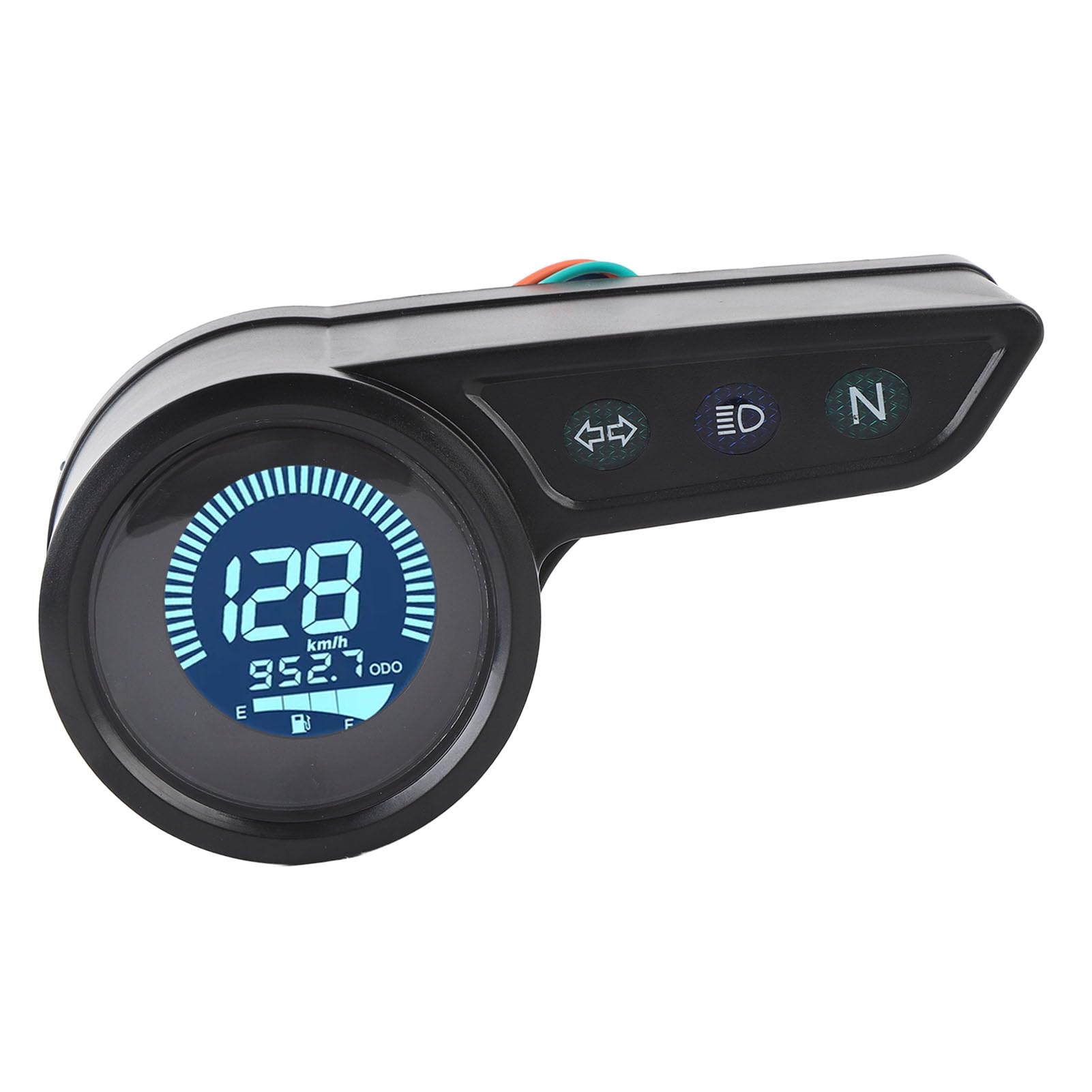 Velocímetro de Motocicleta, Tacómetro, Pantalla Clara, bajo Consumo de Energía, Velocidad, Kilometraje, Información Giratoria, Ajuste Universal