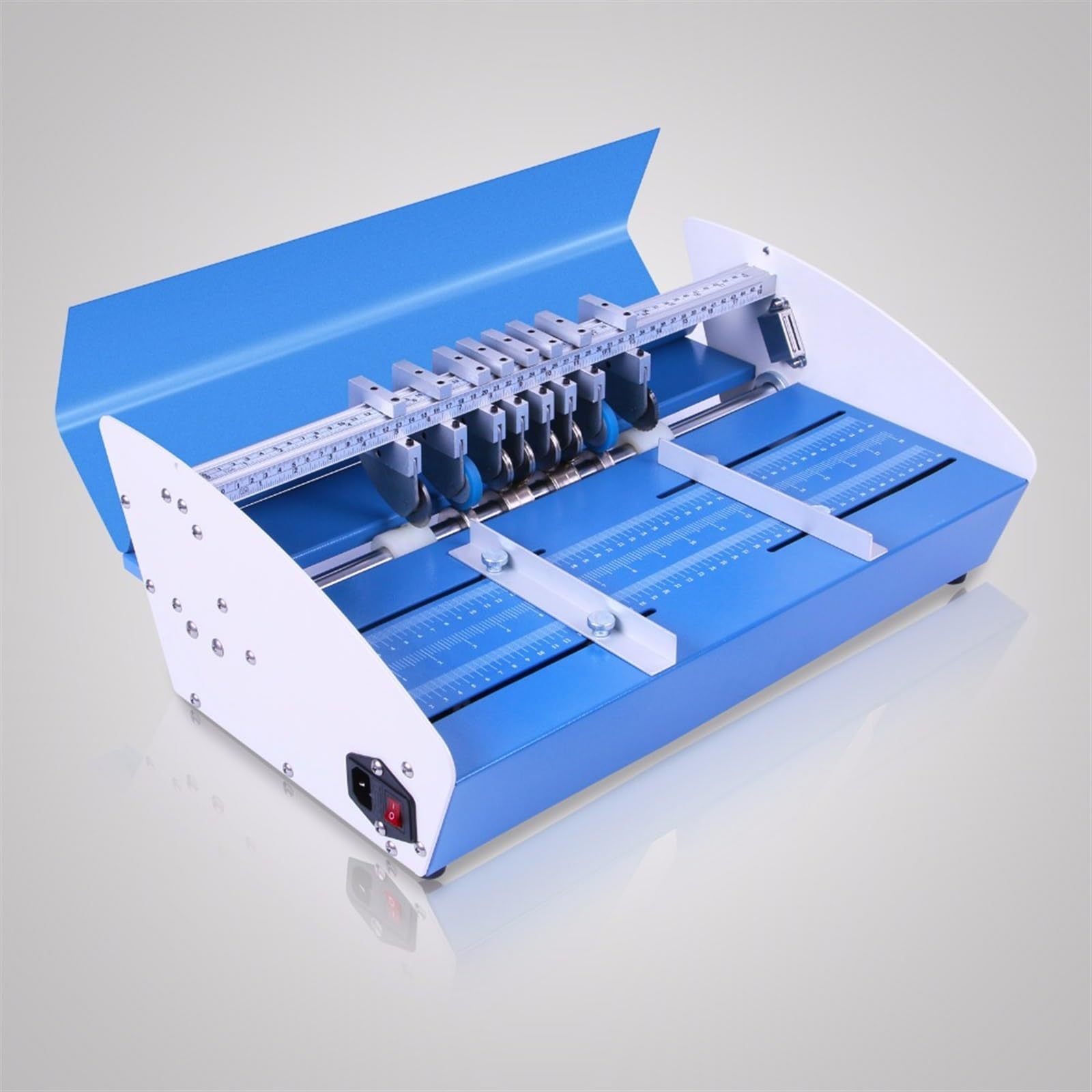 Máquina plegadora eléctrica Creaser Scorer 18 pulgadas 460 mm Heavy Duty 3 en 1 Tarjeta de plegado de papel combinado