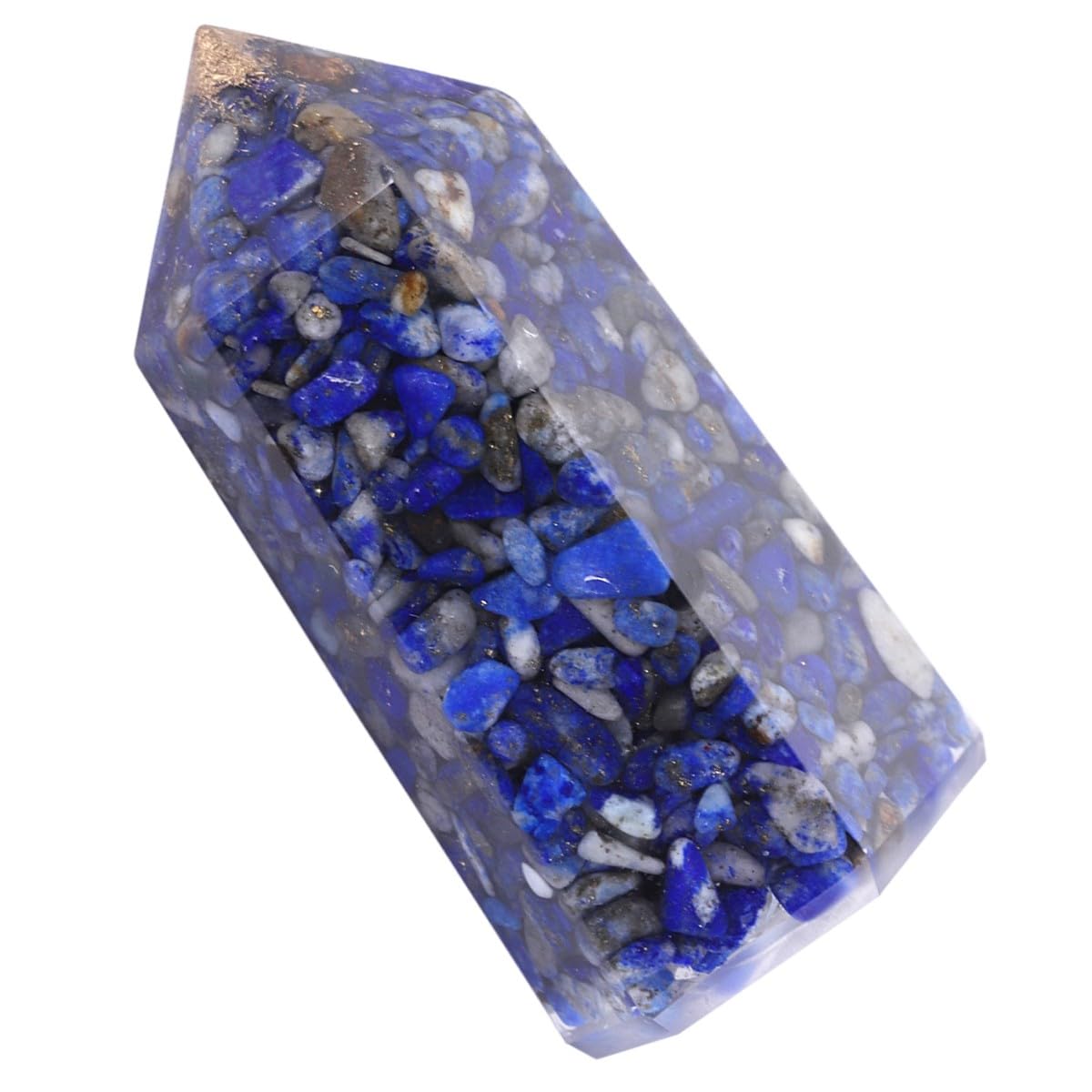 mookaitedecor Set of 2 Natural Lapis Lazuli Healing Crystal Point Wands 2 Inch - Image 4