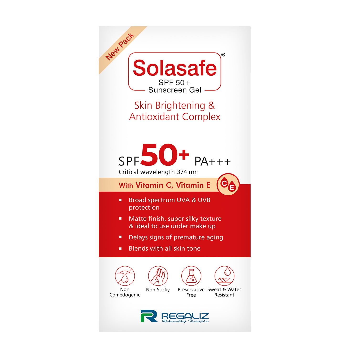 Regaliz Sunscreen SPF 50+ 50g - Image 1