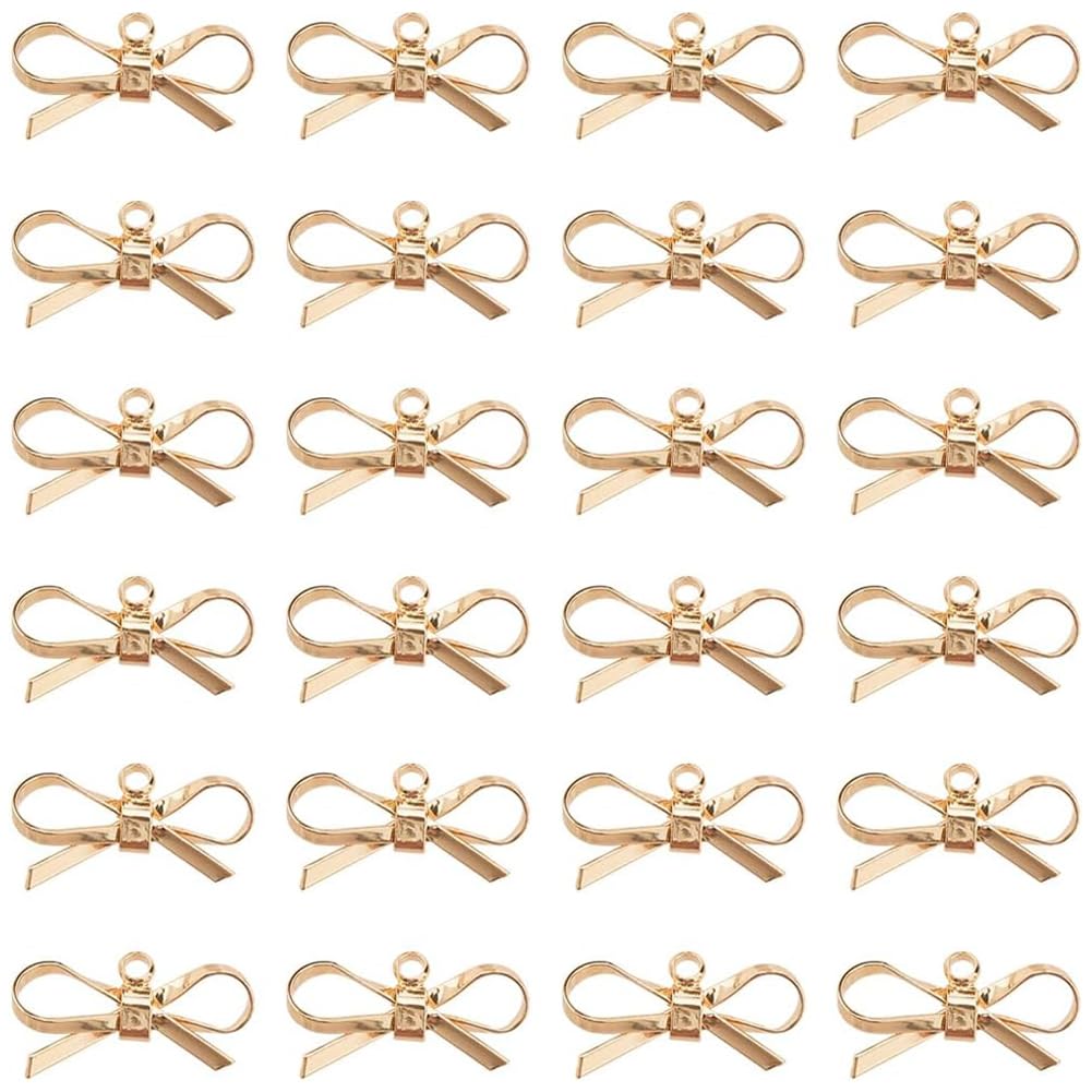 Breloques nœud en laiton pour fabrication de bijoux collier et bracelet