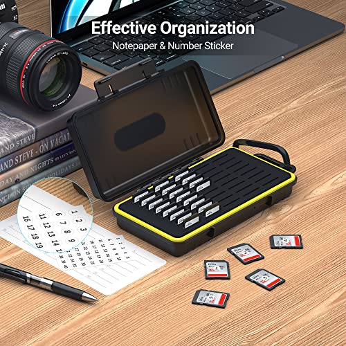 Kiorafoto 40 Slots Memory Card Case