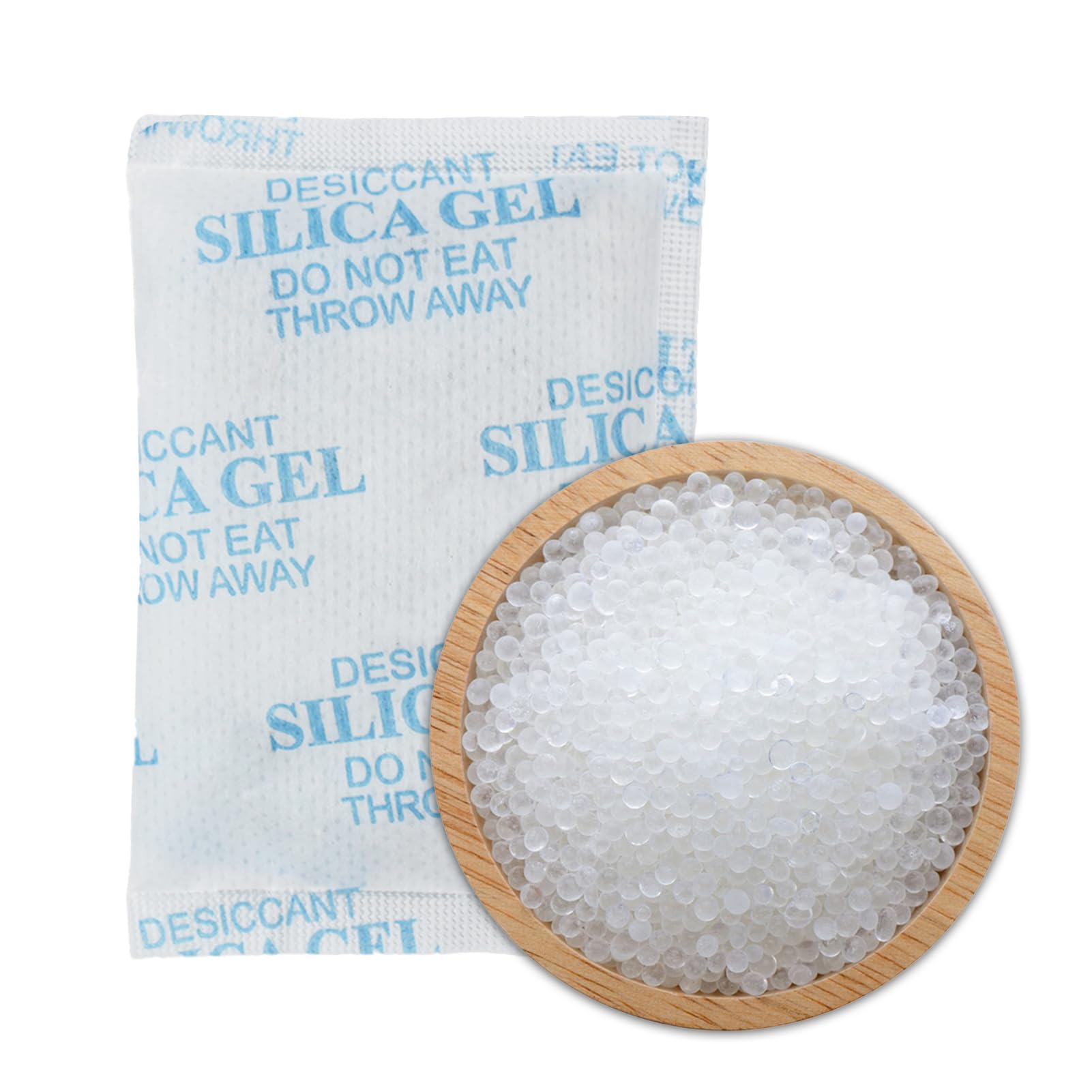 10 g x 30 Paquetes Gel de Sílice Desecante Bolsitas Desecante,Sobres Sílica Gel,Bolitas Desecantes,Transparente,para Antihumedad Armarios,Coches,Zapatos
