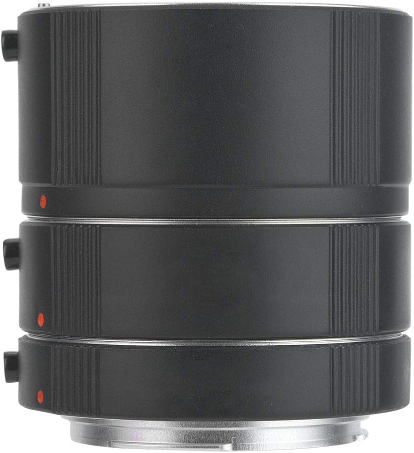 Auto Focusing Macro Extension Tube Set 13 + 20 + 36mm Metal Lens Adapter for - S DSLR Cameras - Close - Up Photography, Lightweight Durable Design for Macro Lens Substitutio