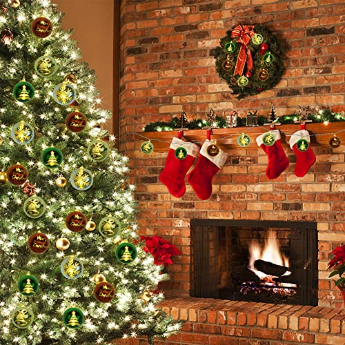 Happy Trees 10 Ft Christmas String Lights 20 Led Ball Lights, Battery Operated 8 Lighting Modes Hanging Globe String Lights Balls Ornaments For Christmas Tree Room Indoor Outdoor #TOP3