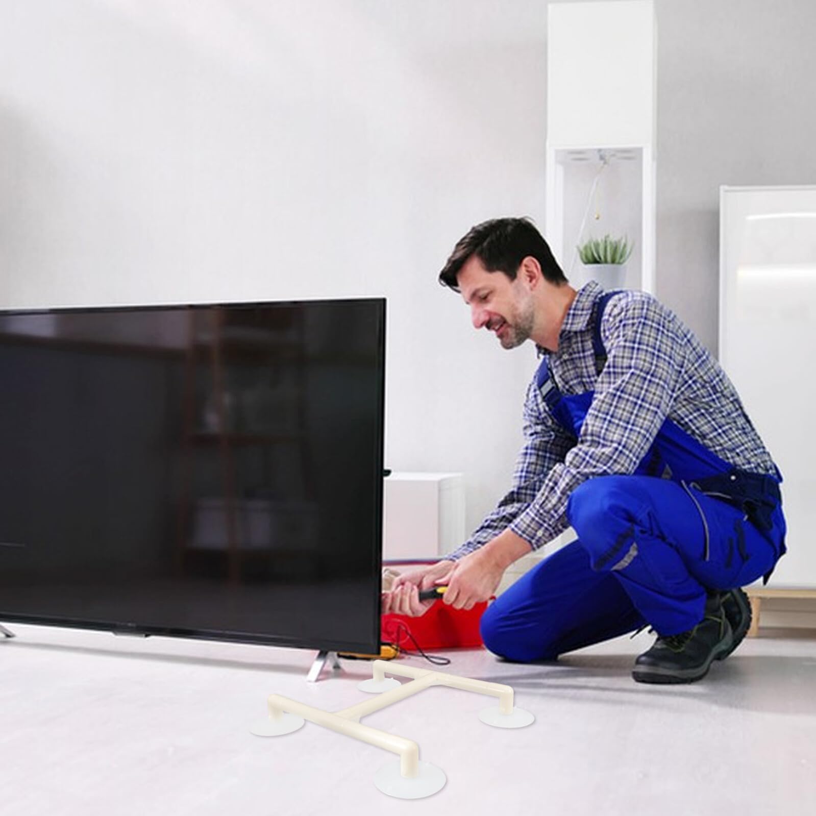 Ventose per Rimozione Schermo LCD Kit Professionale per Smontaggio Pannello Tv e Monitor Ventose in Gomma per Riparazioni Display