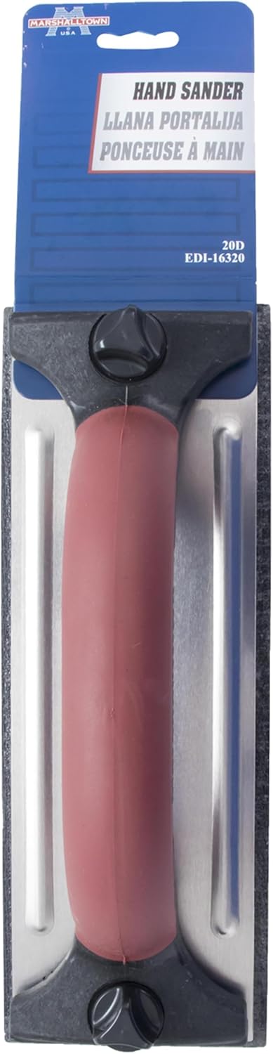 MARSHALLTOWN Hand Sanders, Lightweight Hand Sander with DuraSoft Handle, 20D