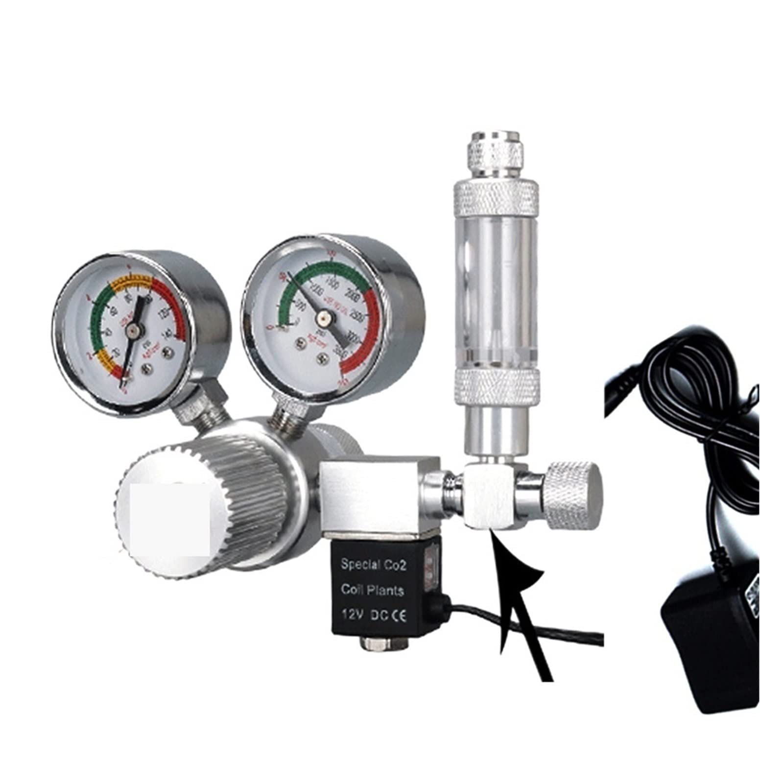 Sprzęt do spawania gazowego Akwarium DIYCO2 Regulacja regulacji wersja wyjściowa regulator ciśnienia 0-5 kg Zawór elektromagnesu zawór redukujący CO2 CO2 Akcesoria do pomp powietrza (Color : R120X,