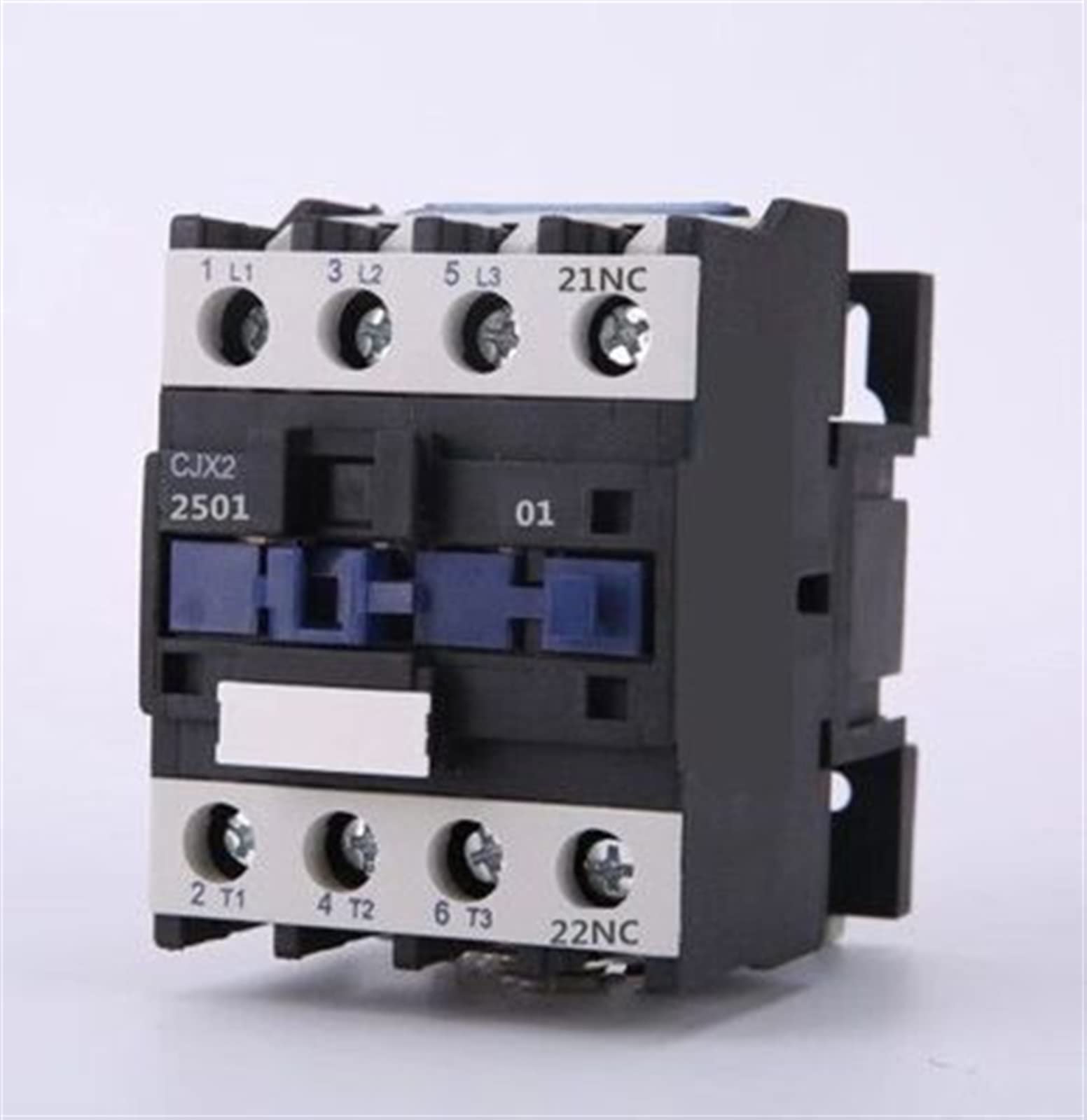 Stycznik LC1D AC CJX2-2501 25A NC trójfazowy montaż na szynie DIN Zasilanie 2 4 V 36 V 110 V 220 V 380 V Przemysłowe instalacje elektryczne (kolor: 220 V)