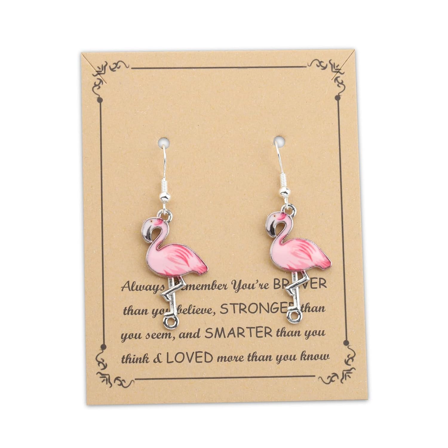 Flamingo Dangle Earrings - Flamingo Lover Gifts Jewelry