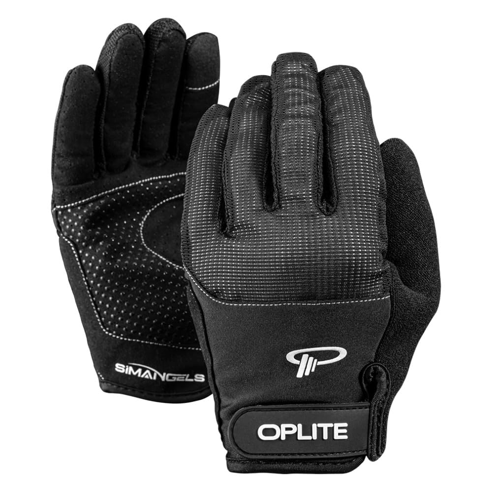 OPLITE Simracing Gloves Gants de Protection Karting Simulation Course Gaming Noir talia M 22,4 x 10,5 cm