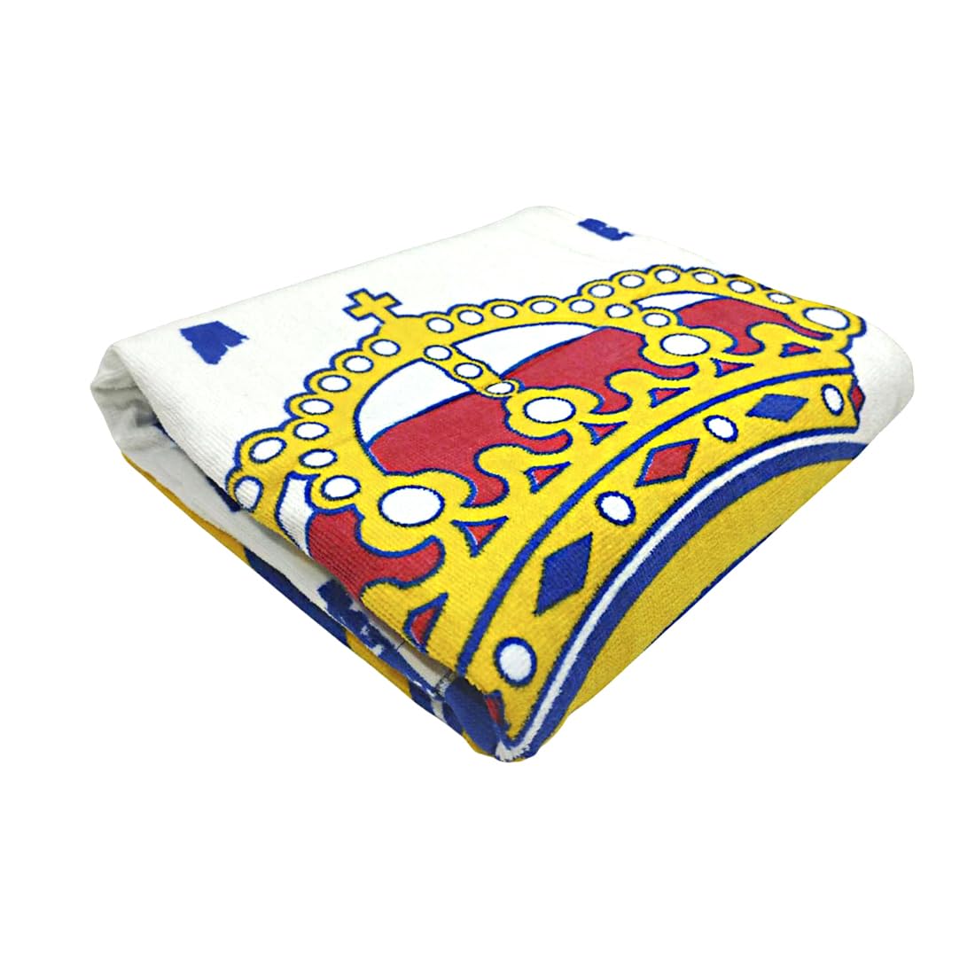 Telo Real Madrid – Asciugamano Mare e Doccia 100% Cotone 75x150 cm, Accessorio Sportivo per Tifosi Blancos, Ideale per Palestra, Piscina e Regali, Design Madrid 1