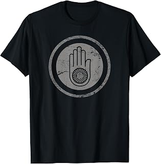 Distressed Vintage Jainism Shirt, Ahimsa T-Shirt T-Shirt