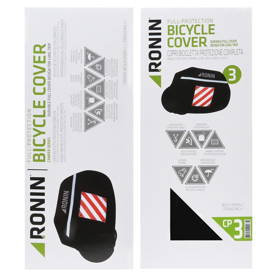 RONIN Copribici OnRoad Camper NE 150x110x133cm, per 3 bici con portacartello