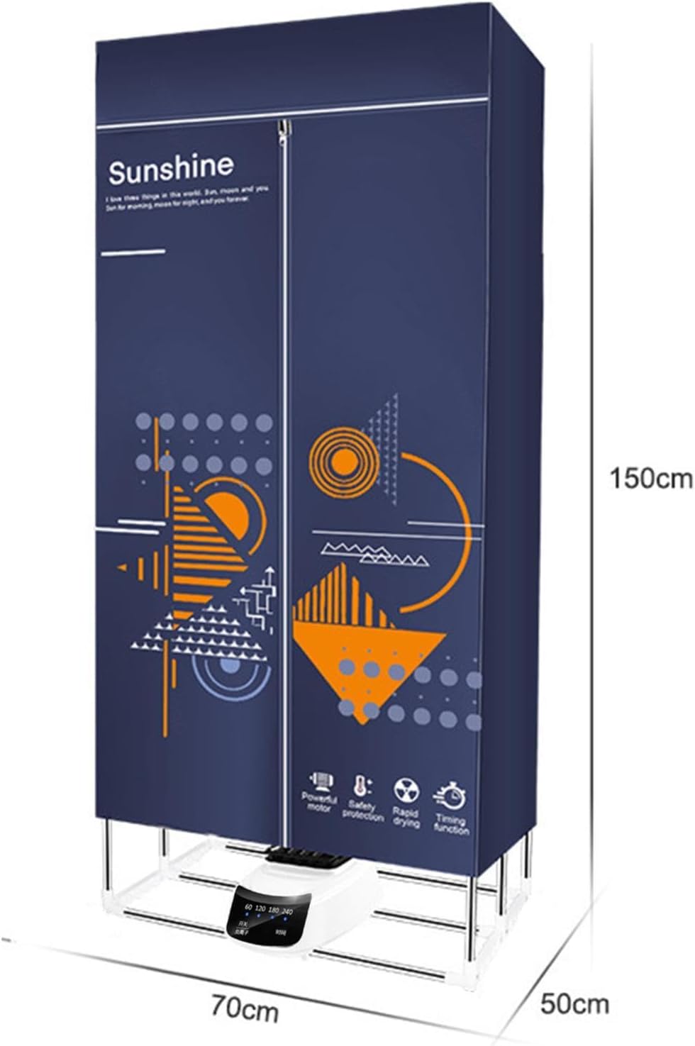Drying Racks Heater Clothes Airer, Fast Drying Multi-Speed Easy Home Heated Airer, and Electric Clothes Airer Indoor Heated,A