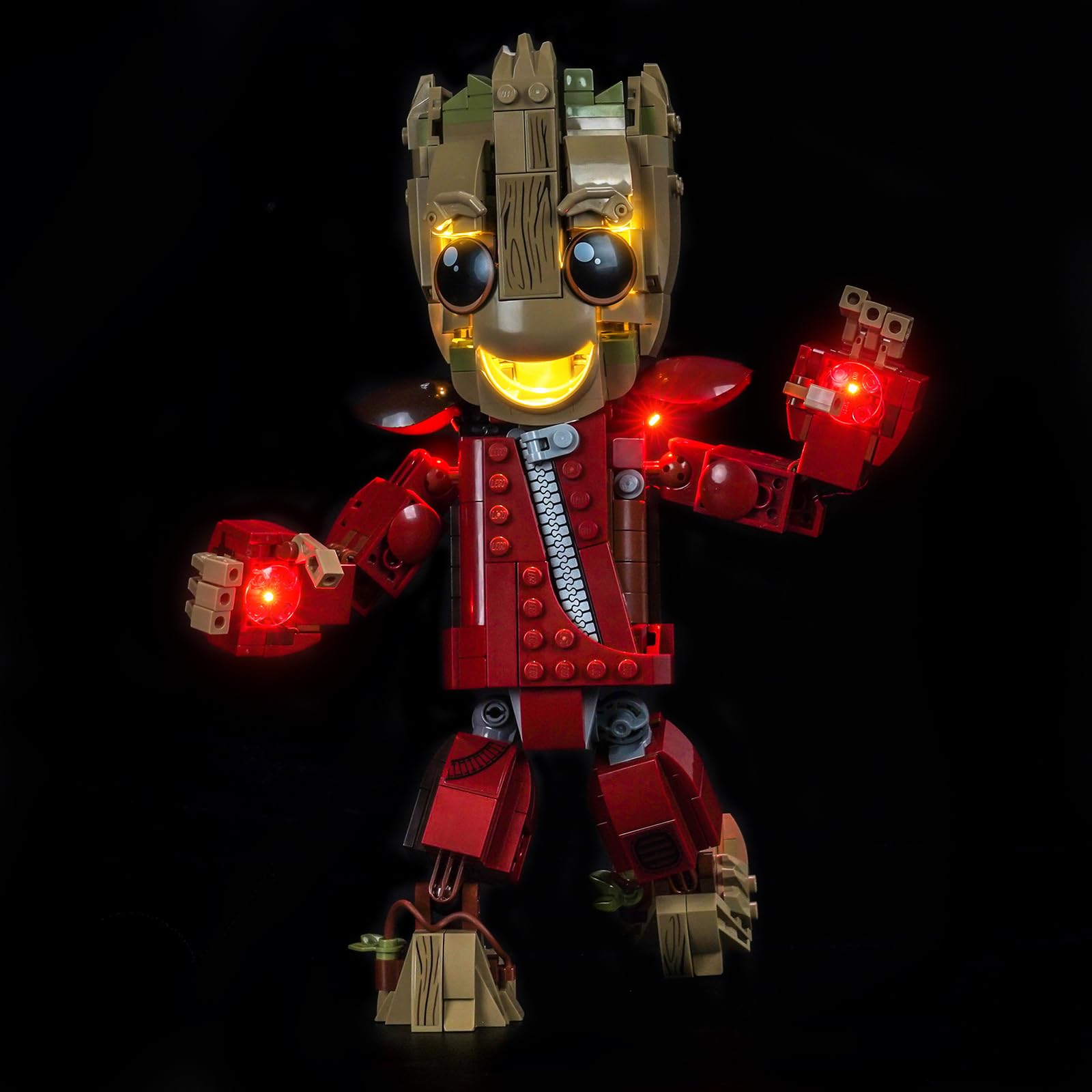 Light Kit Compatible with Lego 76341 Ravager Jumpsuit Groot (No Model)