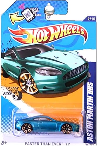Hot Wheels 2012 Más rápido que nunca Aston Martin DBS Green
