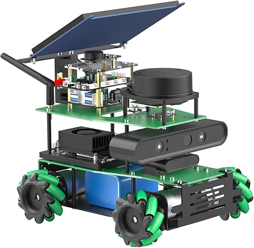 Miniatura 19 de Yahboom ROS2 Robot Lidar Mapeo Navegación Mecanum Wheel Python Programación Aprender Explorar Kit robótico Docker Adulto AI Robot APP Control remoto