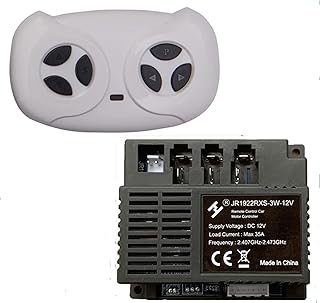JR1922RXS-3W-12V Kids Powered Ride on car 2.4G Bluetooth Remote Control and Receiver Kit Controller Control Box Accessories for Children Electric Ride On Car Replacement Parts