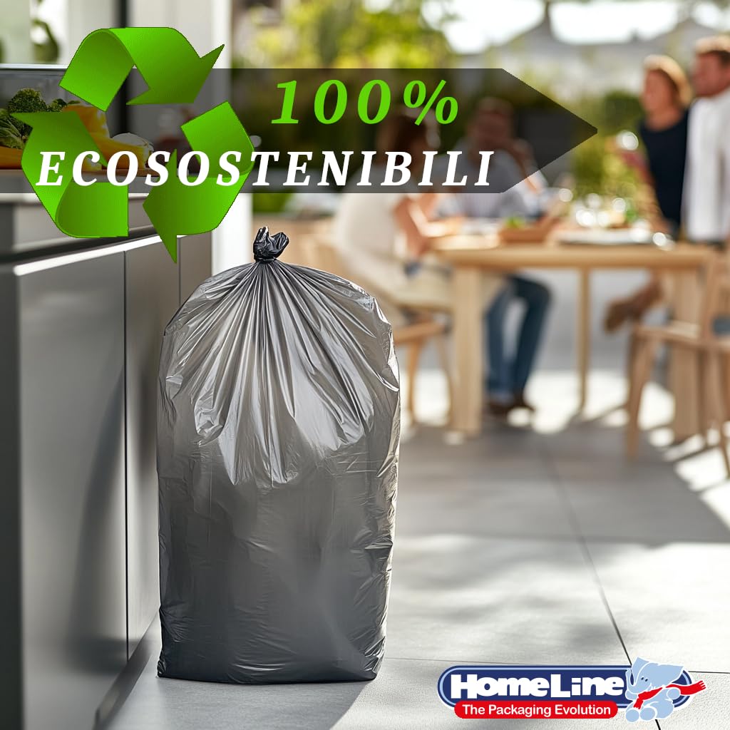 Sacs Poubelle Transparents De 7 à 10 Gallons (110 Sacs) De 73,7 X 61 Cm - Sacs Poubelle De Cuisine Extra Larges Et Moyens - Sacs Poubelle Pour La Maison Et Le