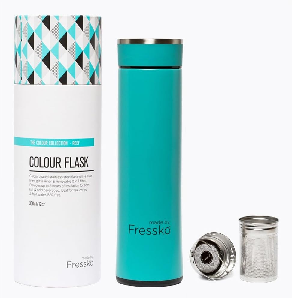 Fressko Color Collection Thermos Flask- 360ml (Reef) (Teal)