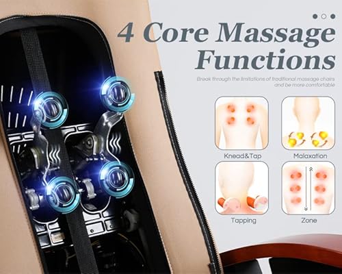 Tatartist Massage Pedicure Chair With Foot Spa Electric Multifunctional Back Massage Chair With Glass Pedicure Tub Discharge Pump Adjustable Footrest Professional Nail Spa Chair(Brown) #TOP4