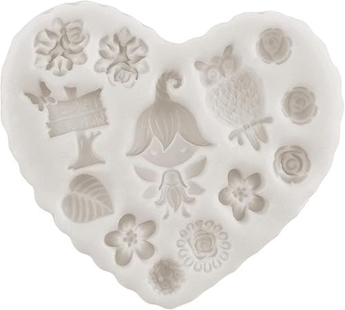 Miniatura 7 de Molde de silicona para fondant de jardín de hierba verde, para decoración de pasteles, decoración de cupcakes, pasta de goma de chocolate, juego de 3