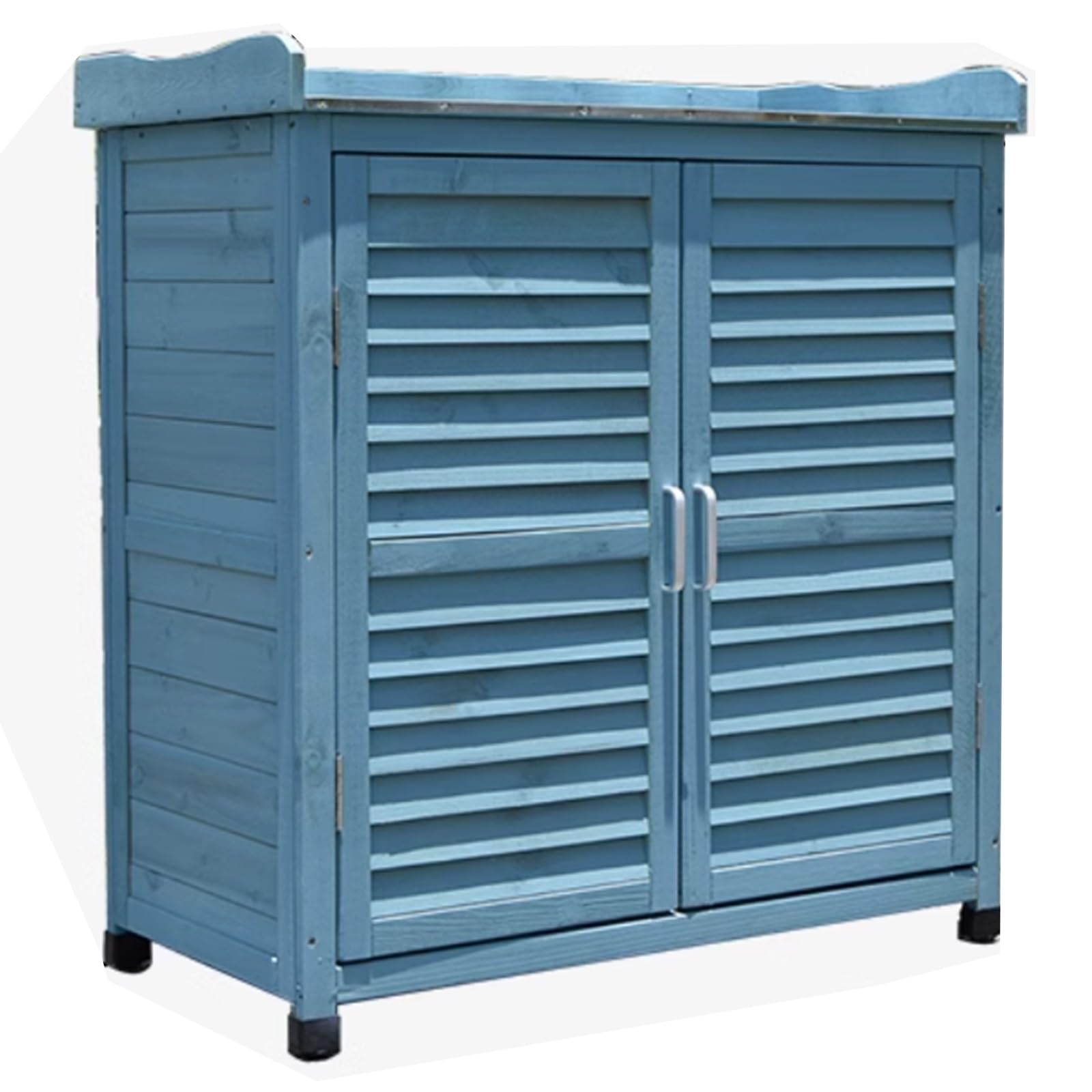 Armadietto da Giardino per Esterni, Organizer Multistrato di Grande capacità per Attrezzi e Contenitore da Giardino Resistente alle intemperie per un'organizzazione Efficace.