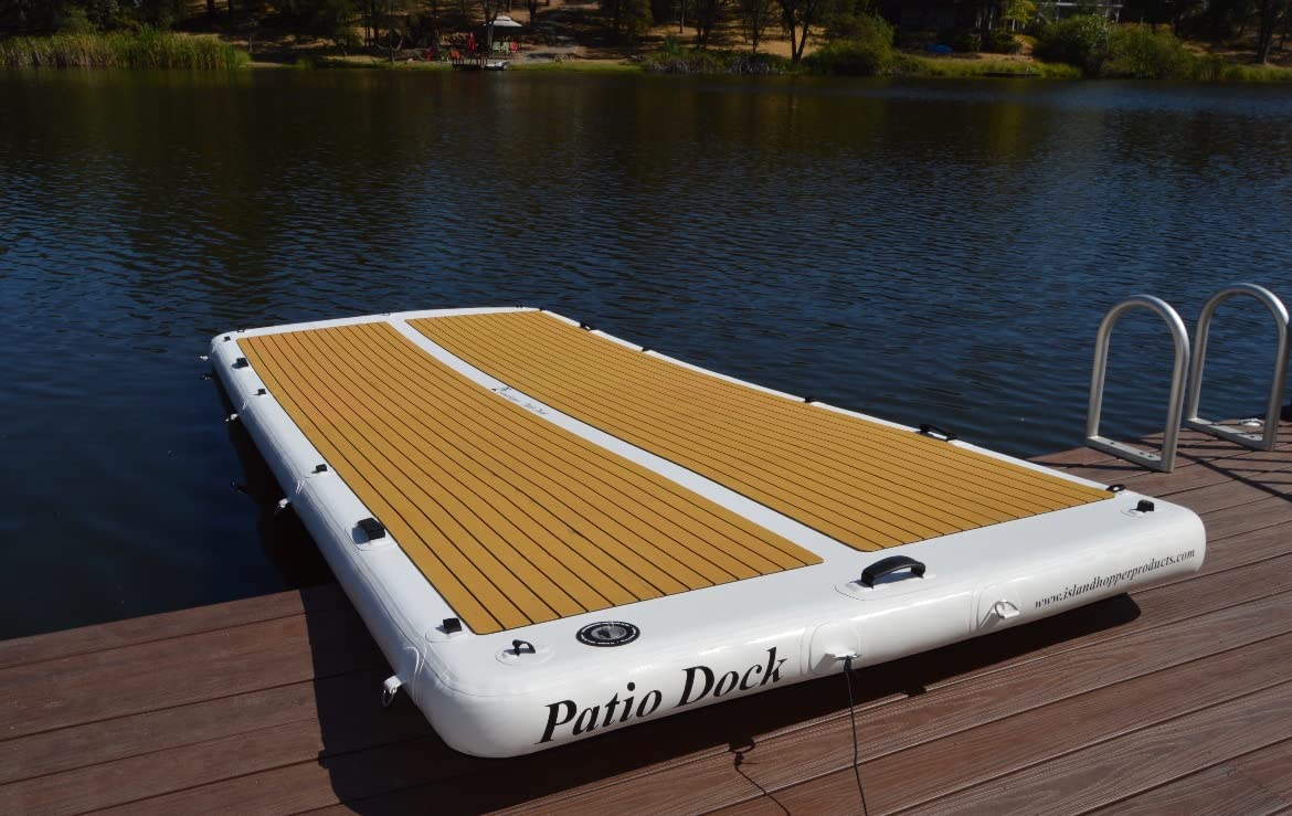 $78/mo - Finance Island Hopper Patio Dock 15 Foot Inflatable Swimming ...