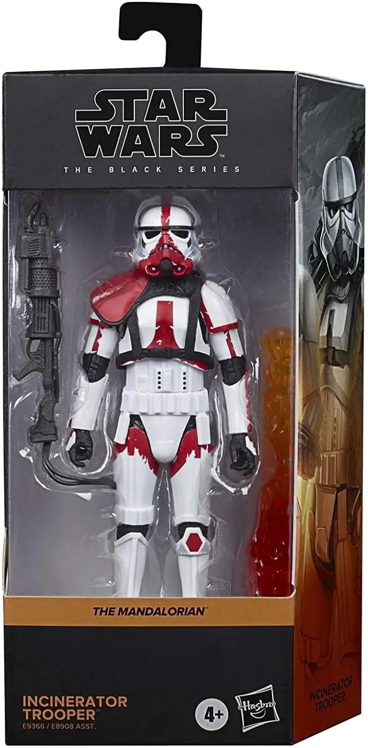 STAR WARS The Black Series Incinerator Trooper Toy 6-Inch Scale The Mandalorian Collectible Action Figure, Toys for Kids Ages 4 and Up