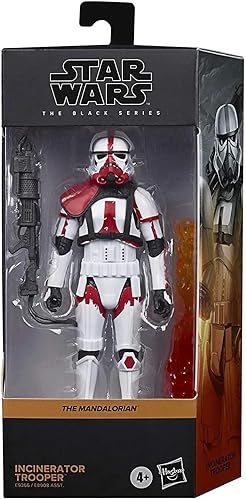Miniatura 3 de STAR WARS The Black Series Incinerator Trooper - Figura de acción coleccionable de 6 pulgadas a escala The Mandalorian, juguetes para niños a partir