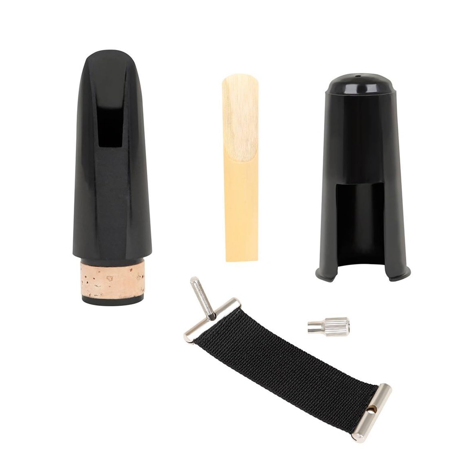 clarinete accesorios instrumentos Accesorios Para Instrumentos Musicales Clarinete Boquilla Clip Tapa Reed Set Clarinete Abs Boquilla