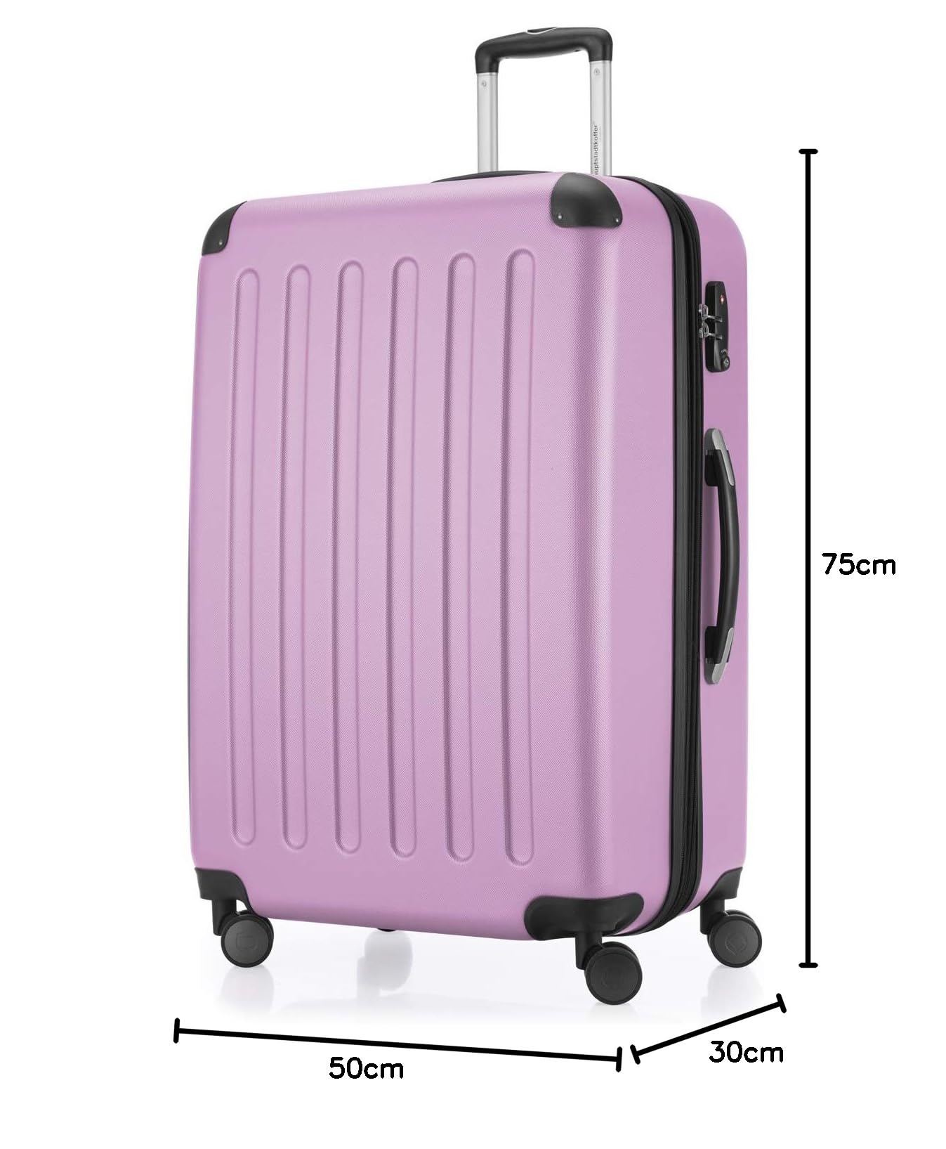 HAUPTSTADTKOFFER - Spree - Maleta rígida, Trolley expandible, Equipaje de Viaje, 4 Ruedas Dobles, TSA, 65 cm, 74 litros, Champán — view 493