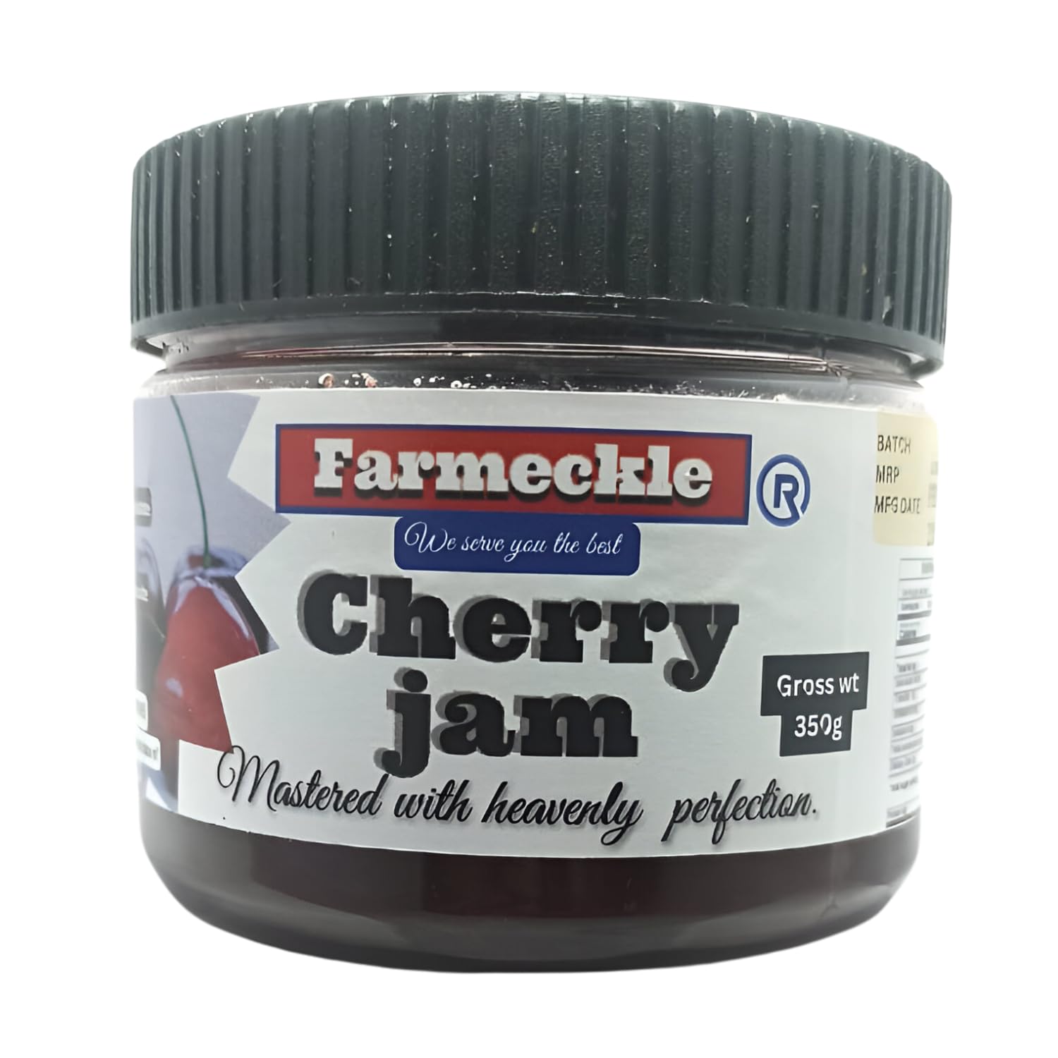 FARMECKLE Jam - Perfect Spread for Bread, Pancakes, Waffles - 350g Black Cherry Jam | 100% Natural Fruit Preserve - No Added Sugar & Artificial Color - Pack of 1, Jam Bottle (B0D47NKQFQ) Amazon Price History, Amazon Price Tracker