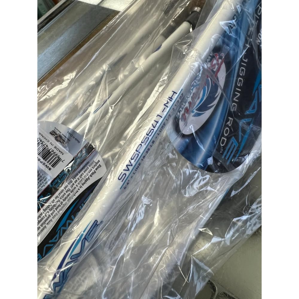 Tsunami Slim Wave White Jigging Spinning 6' 4
