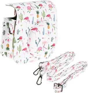 PartyKindom 1Pc Bolsa Para Câmera De Filme Instantâneo Bolsa De Ombro De Couro Para Câmera De Viagem Bolsa De Fotos Para Câmera Bolsa De Viagem De Couro Para Câmera Bolsa De Couro Sintético