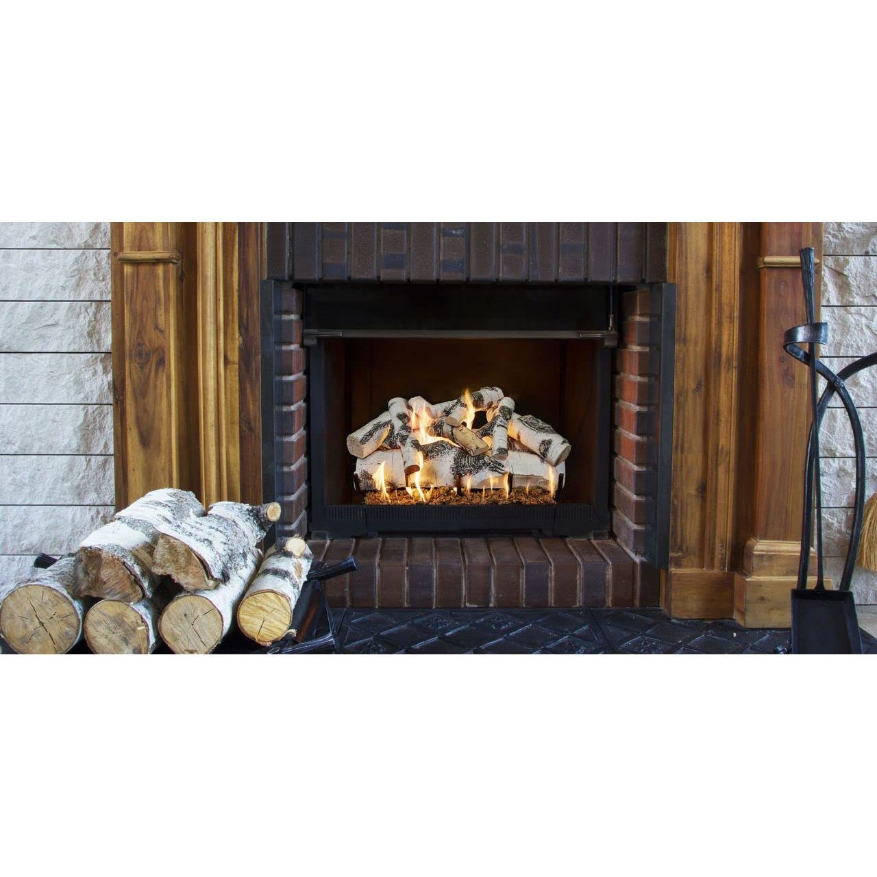 Amazon.com : Grand Canyon 24 Quaking Aspen Logs - 7 Logs Only : Home u0026  Kitchen