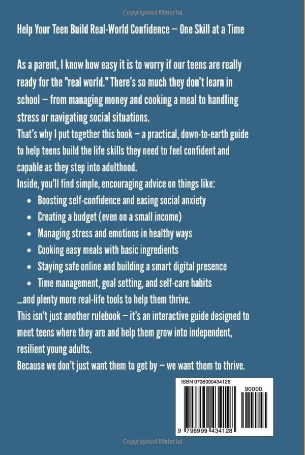 The Ultimate Adulting Handbook Life Skills For Teens and Young Adults: Practice Self Care Gain Independence Apply For a Job Rent and Apartment Master Real Situations Hardcover – July 9, 2025 - Image 3